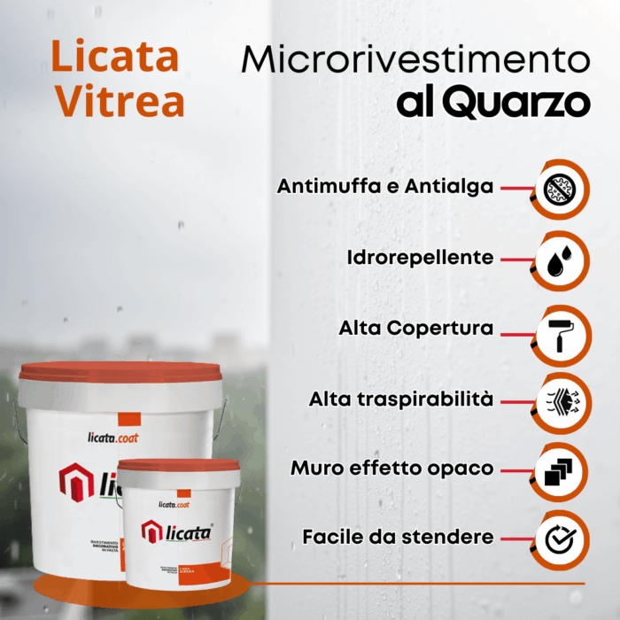 Licata vitrea Idrorepellente