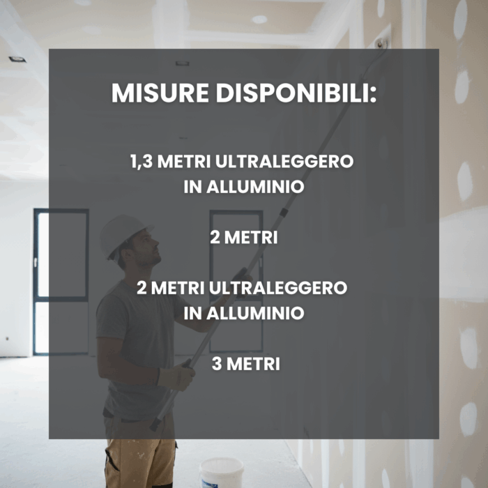 manico telescopico varie misure