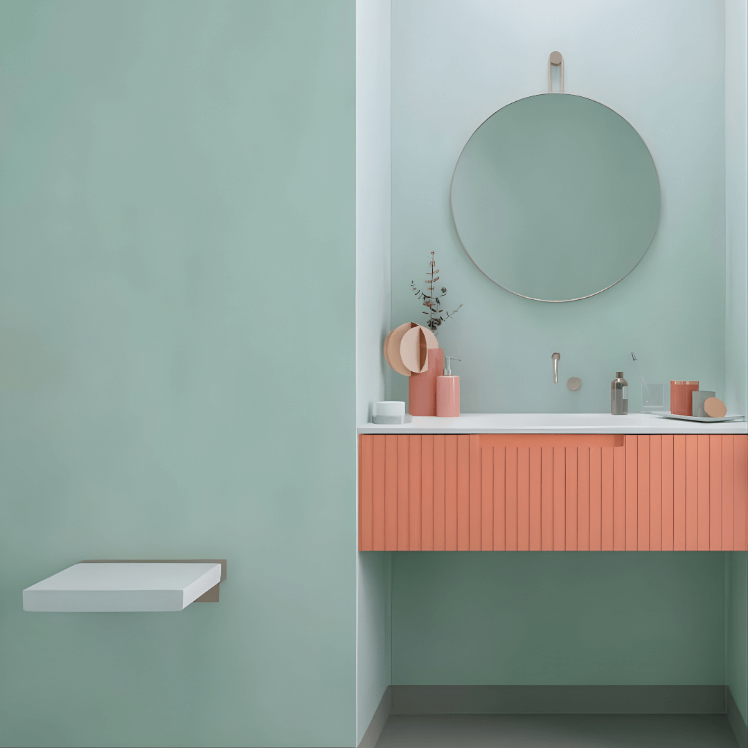 Rivestimento Murale Sanitario Acquarelle