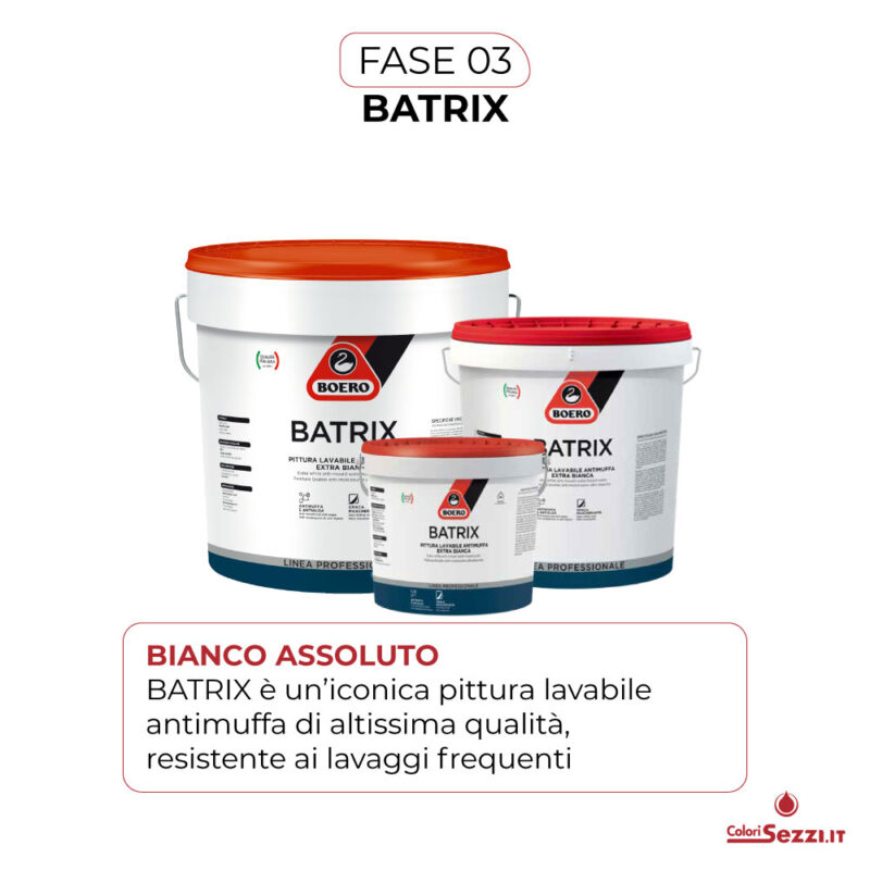 Batrix Boero pittura Antimuffa Bianca Assoluto