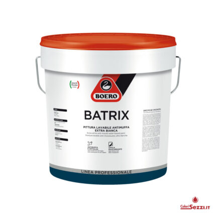 Batrix Pittura Boero lavabile Antimuffa linea professionale