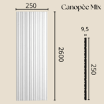 NMC canopèe mix pannello decorativo murale