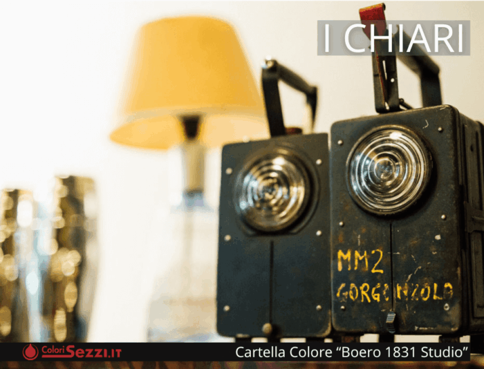 I chiari - Cartella Colore Boero 1831 Colori Sezzi