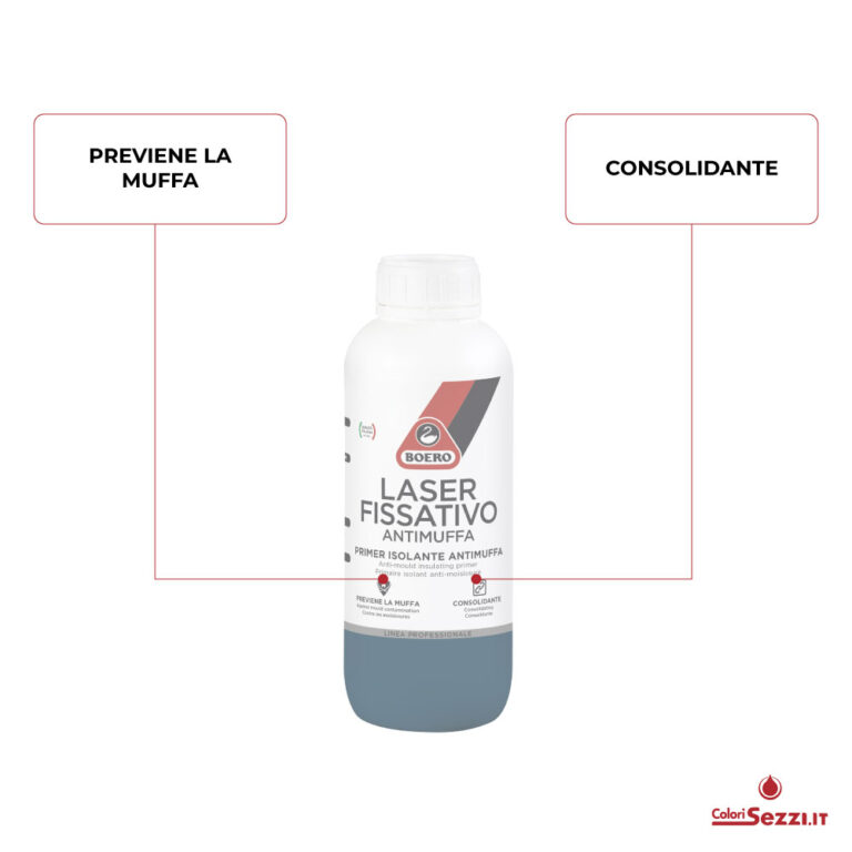Fissativo Antimuffa laser Boero Primer isolante caratteristiche