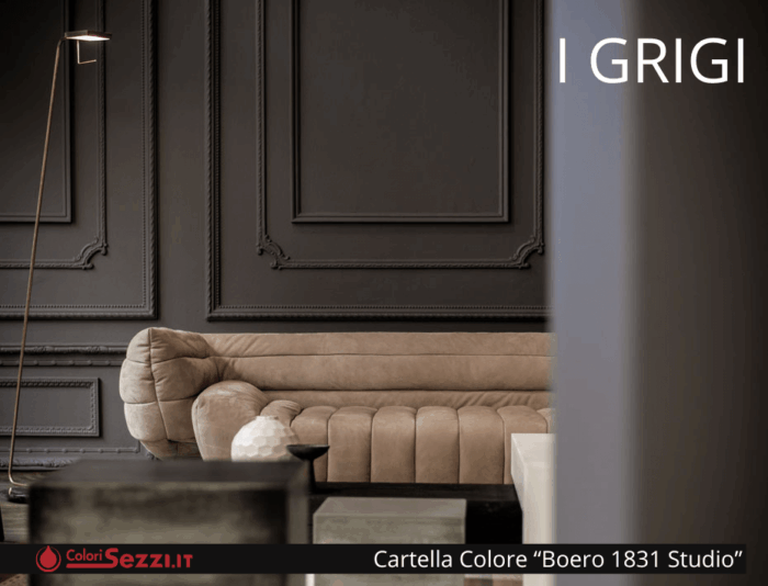 I Grigi - Cartella Colore Boero 1831 Colori Sezzi