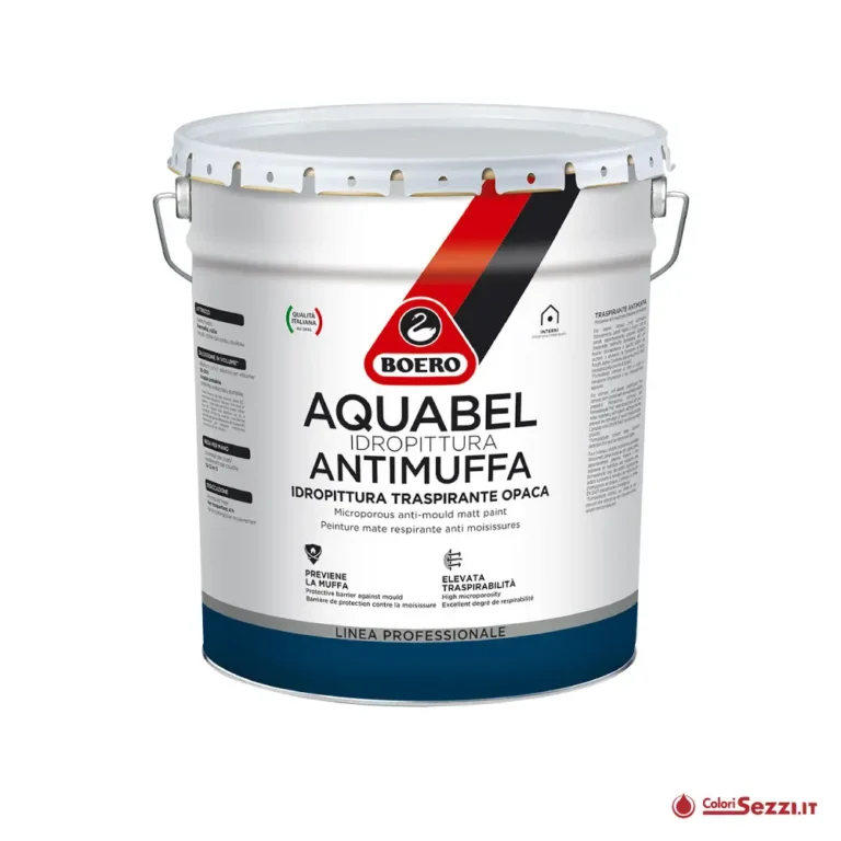 Idropittura Antimuffa traspirante opaca Boero Aquabel