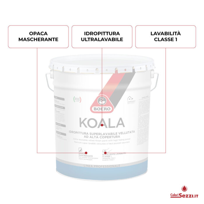 Koala caratteristiche Boero Linea professionale