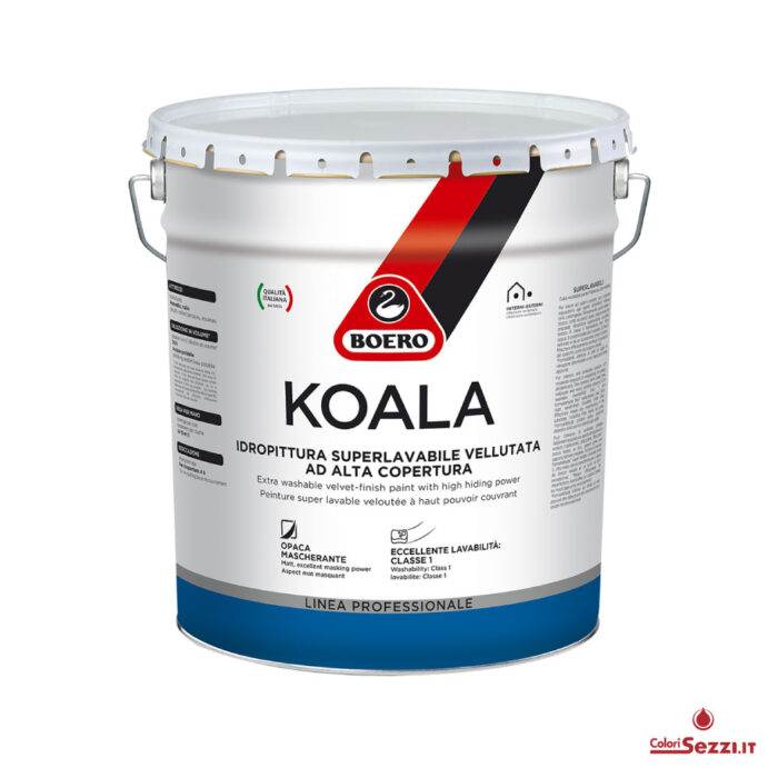Koala idropittura superlavabile Boero linea professionale
