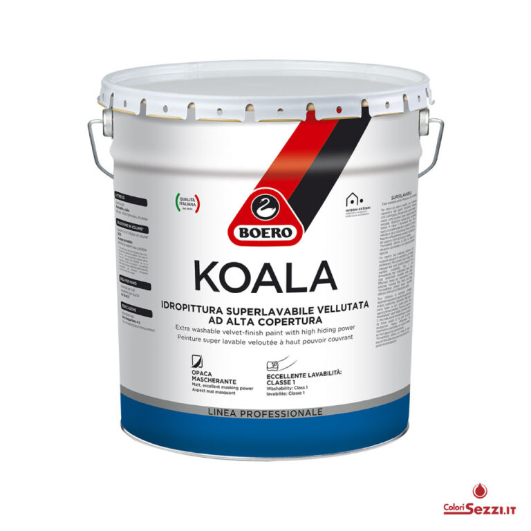 Koala idropittura superlavabile Boero linea professionale