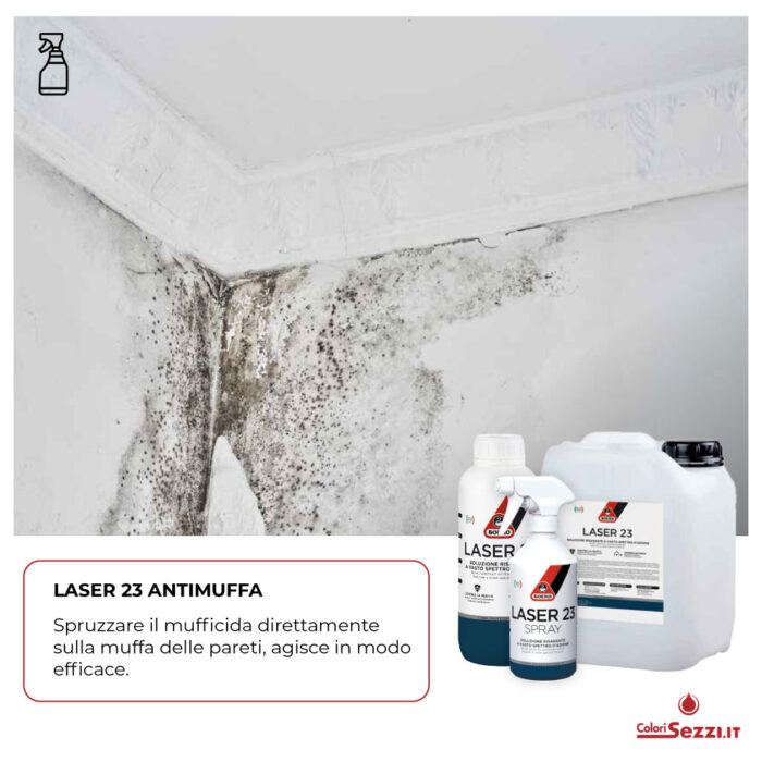 Laser 23 Mufficida Detergente contro muffa