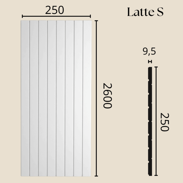 NMC latte s pannello decorativo murale