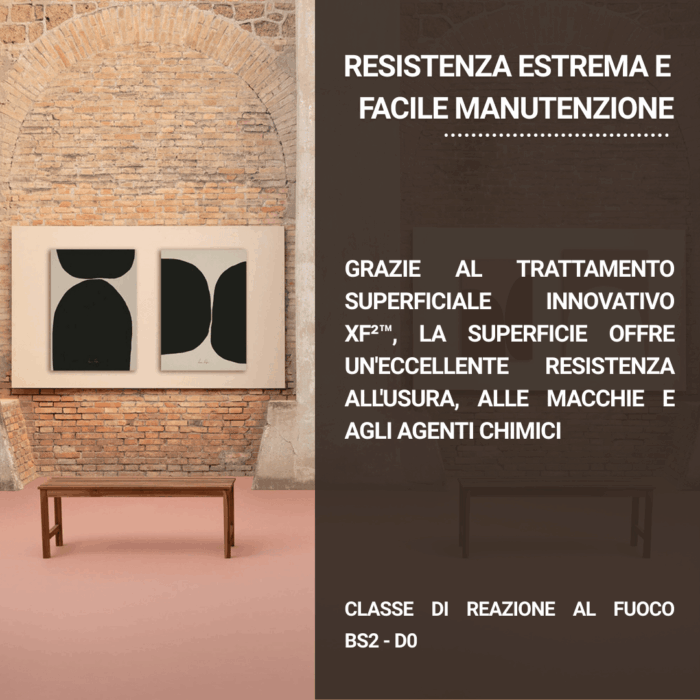 LinoWall xf² 2mm Rivestimento Murale in Linoleum Naturale - immagine 5