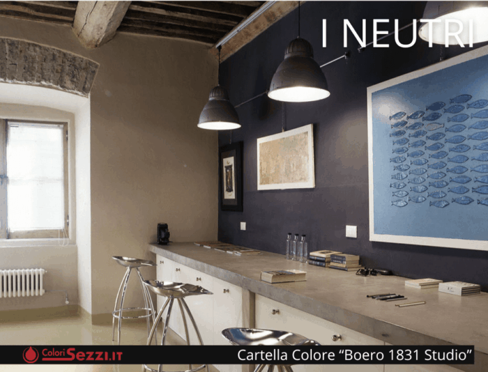 I Neutri - Cartella Colore Boero 1831 Colori Sezzi