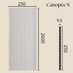 Pannello Canopèe misure NMC