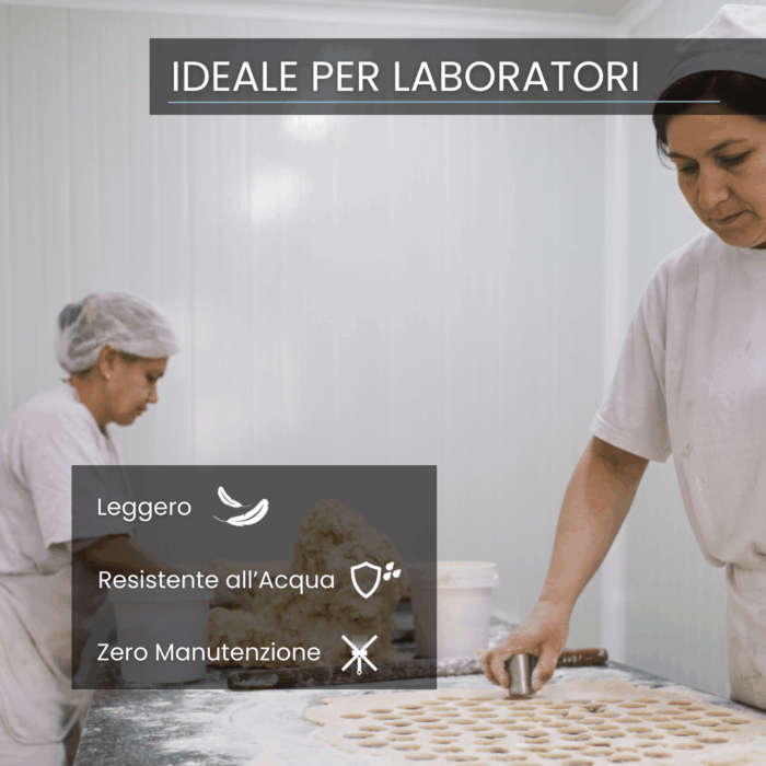 Pannello PVC per Laboratorio Alimentare