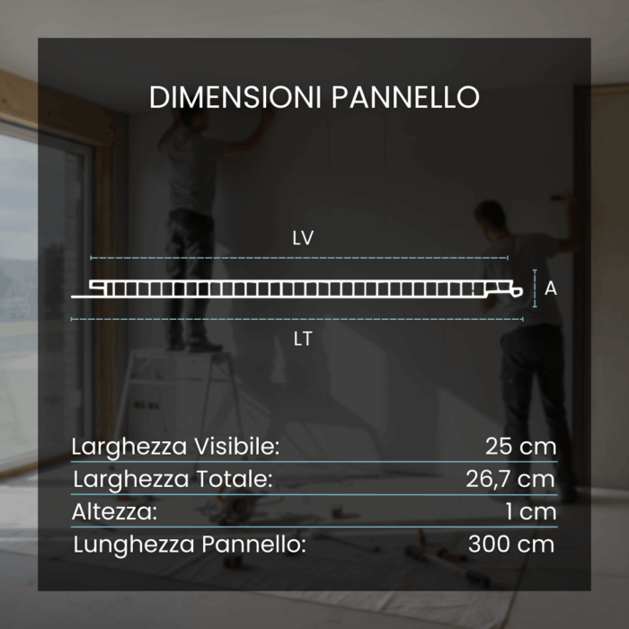 Pannello PVC Misura