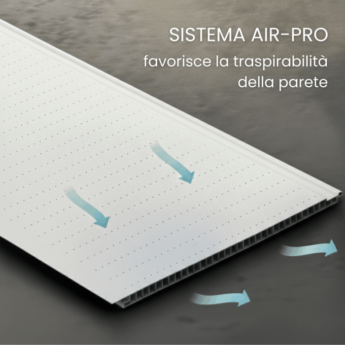 Pannello PVC Traspirante per muro con muffa