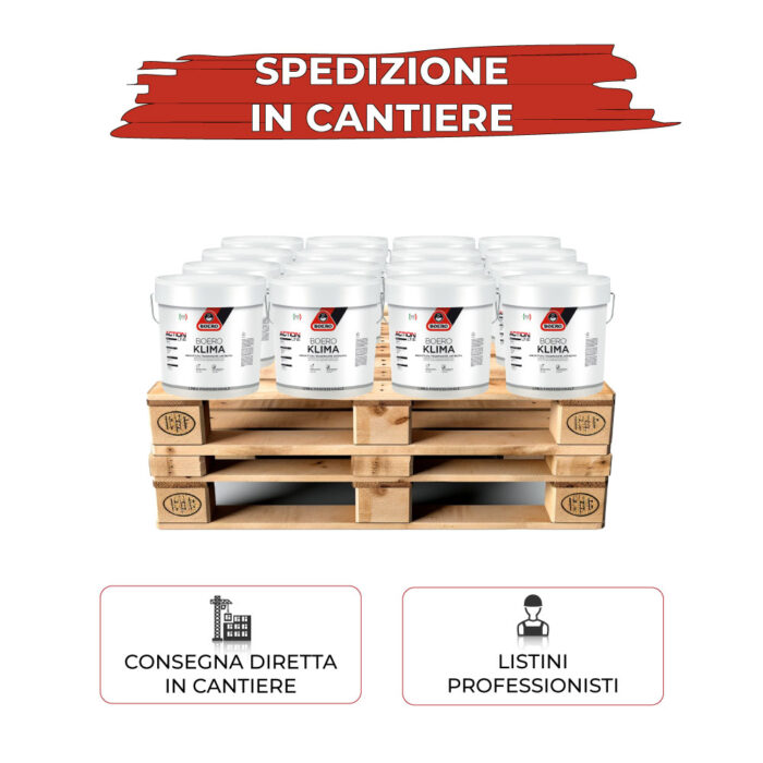 Pittura Boero Klima spedizione in cantiere