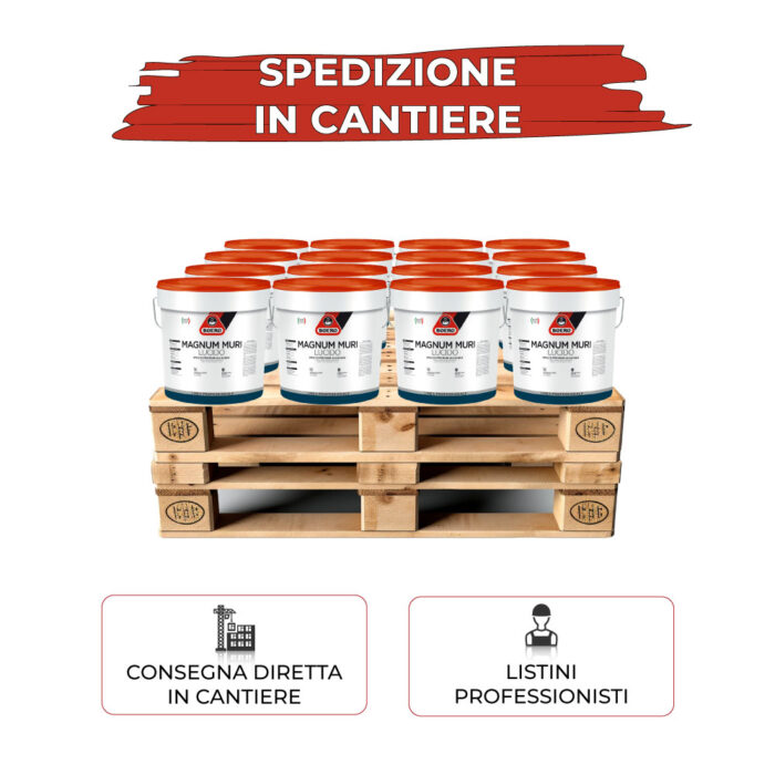 Pittura HACCP Boero Magnum Muri lucido spedizione in cantiere