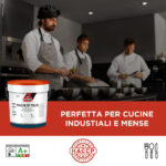 Pittura HACCP cucine industriali mense Boero Magnum Muri Lucido