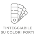 Pittura tinteggiabile su colori forti