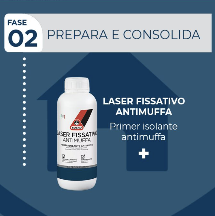 Ciclo anti muffa Boero fase2 - Laser Fissativo