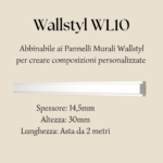 Wallstyl WL10 profilo murale nmc